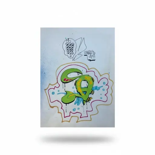 "CHARGED UP 1983" Letter "Q"