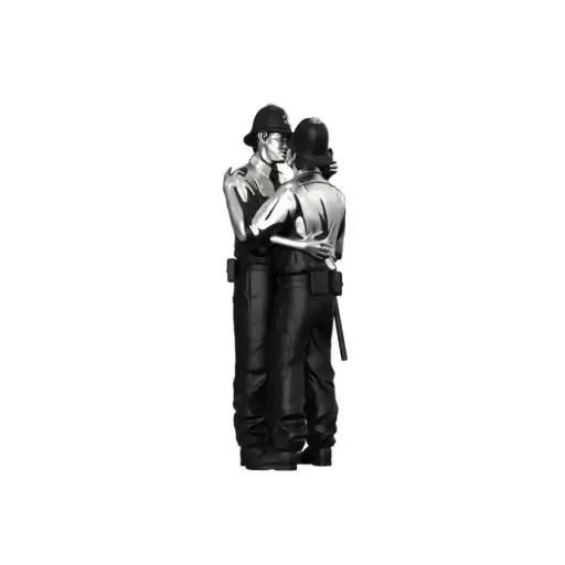 "KISSING COPPERS" Platinium