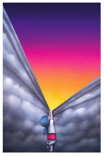Derrière les nuages