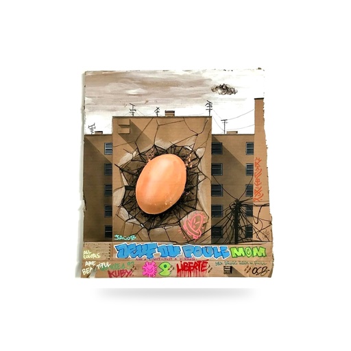 L'oeuf incrusté