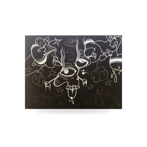 GHOST THROW & SKULL #3