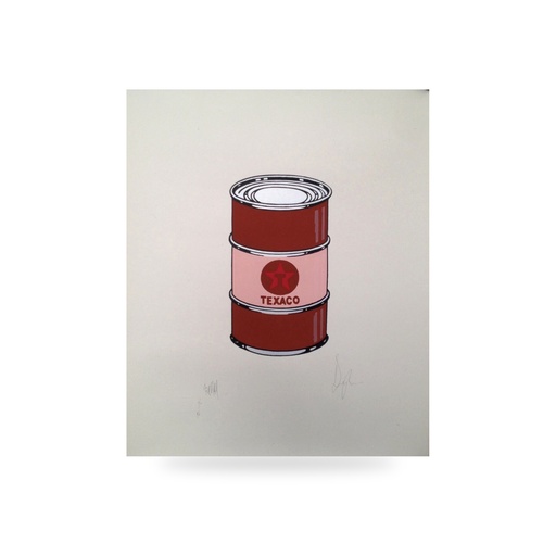 "OIL CAN" (crimson)