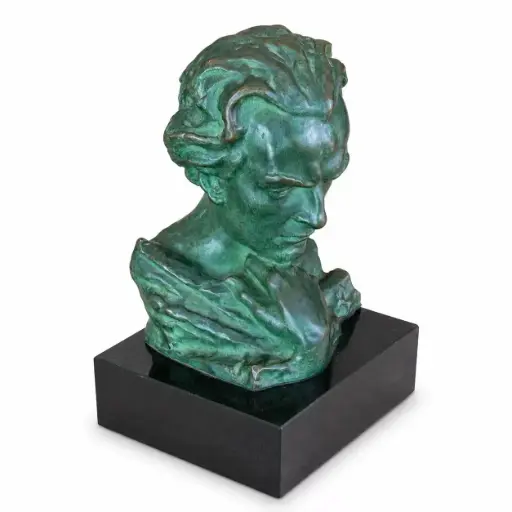 Buste en bronze de Jean Mermoz