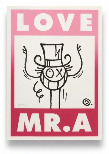 Mr. A (Pink Gradient)